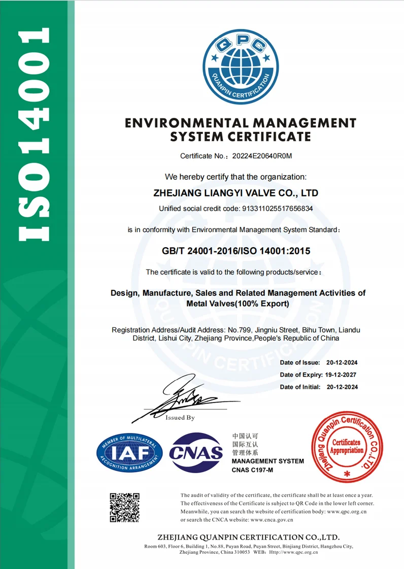 certificated valve manufacturer